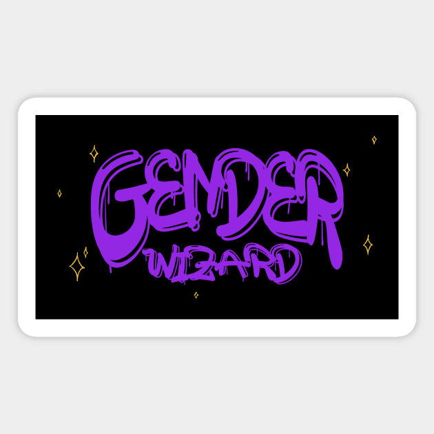 Gender Wizard Magnet by FindChaos